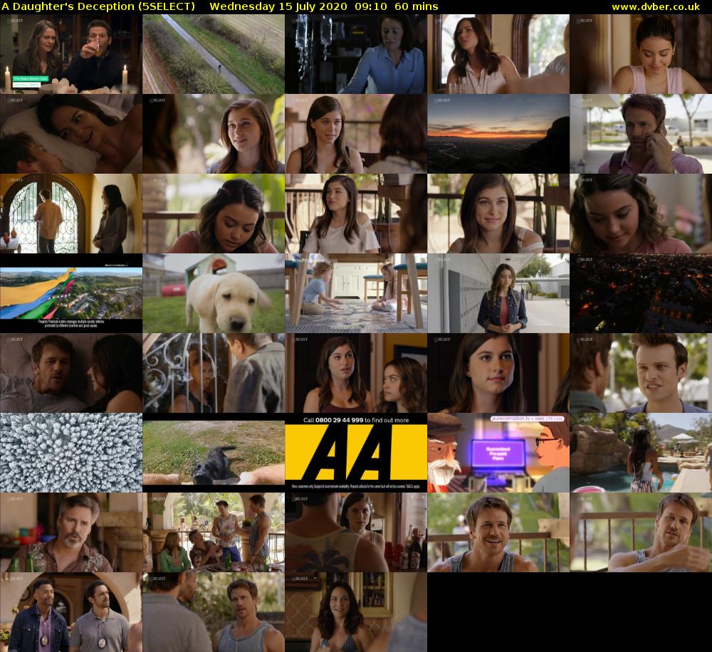 A Daughter's Deception (5SELECT) Wednesday 15 July 2020 09:10 - 10:10