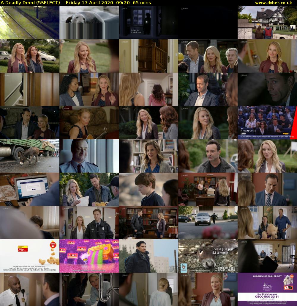 A Deadly Deed (5SELECT) Friday 17 April 2020 09:20 - 10:25