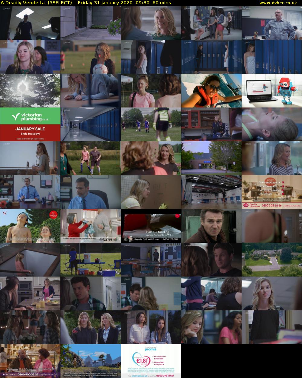 A Deadly Vendetta  (5SELECT) Friday 31 January 2020 09:30 - 10:30