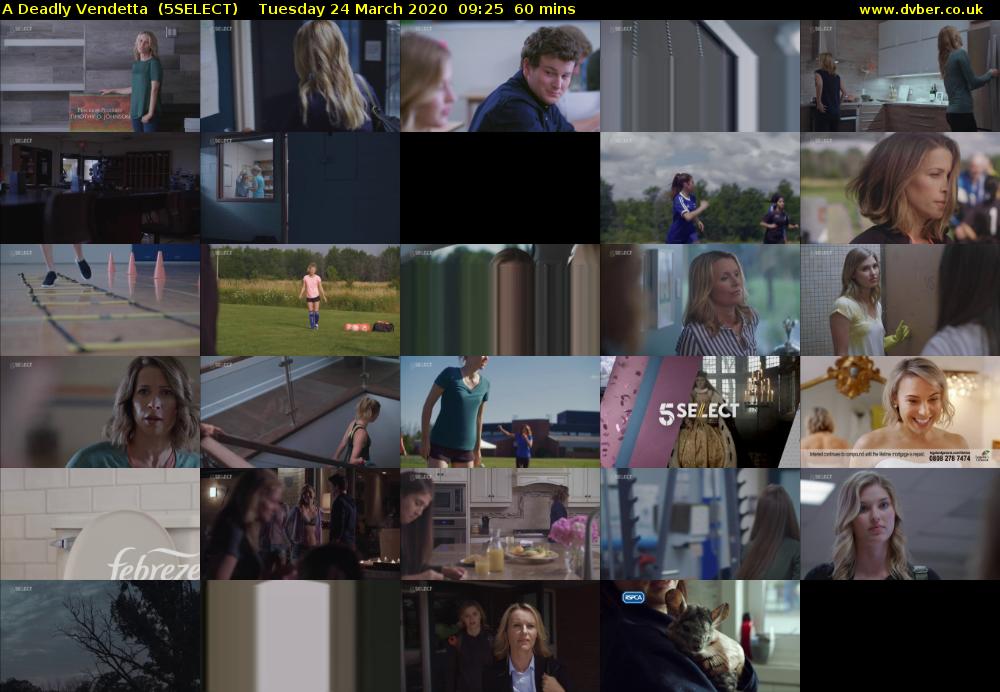A Deadly Vendetta  (5SELECT) Tuesday 24 March 2020 09:25 - 10:25