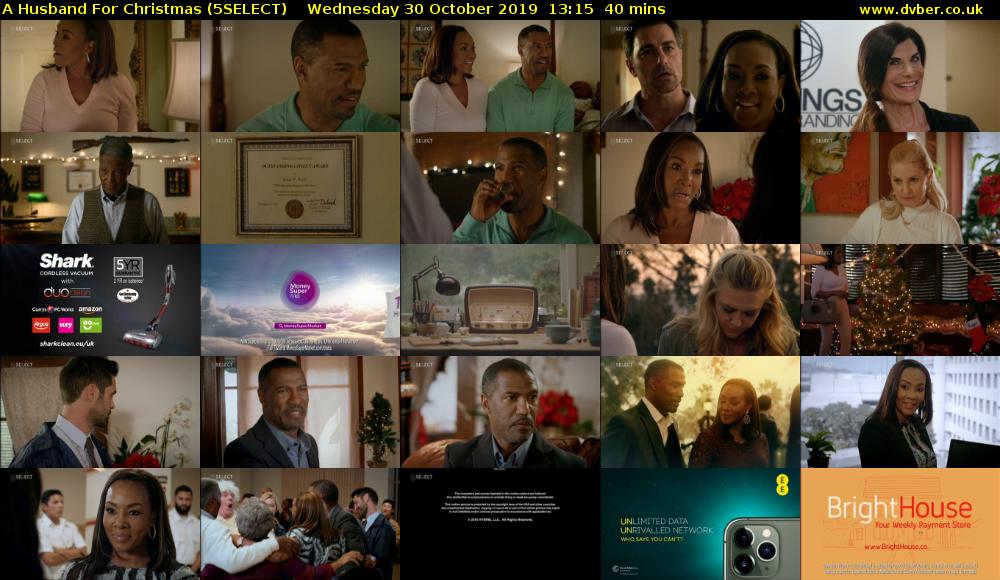 A Husband For Christmas (5SELECT) Wednesday 30 October 2019 13:15 - 13:55