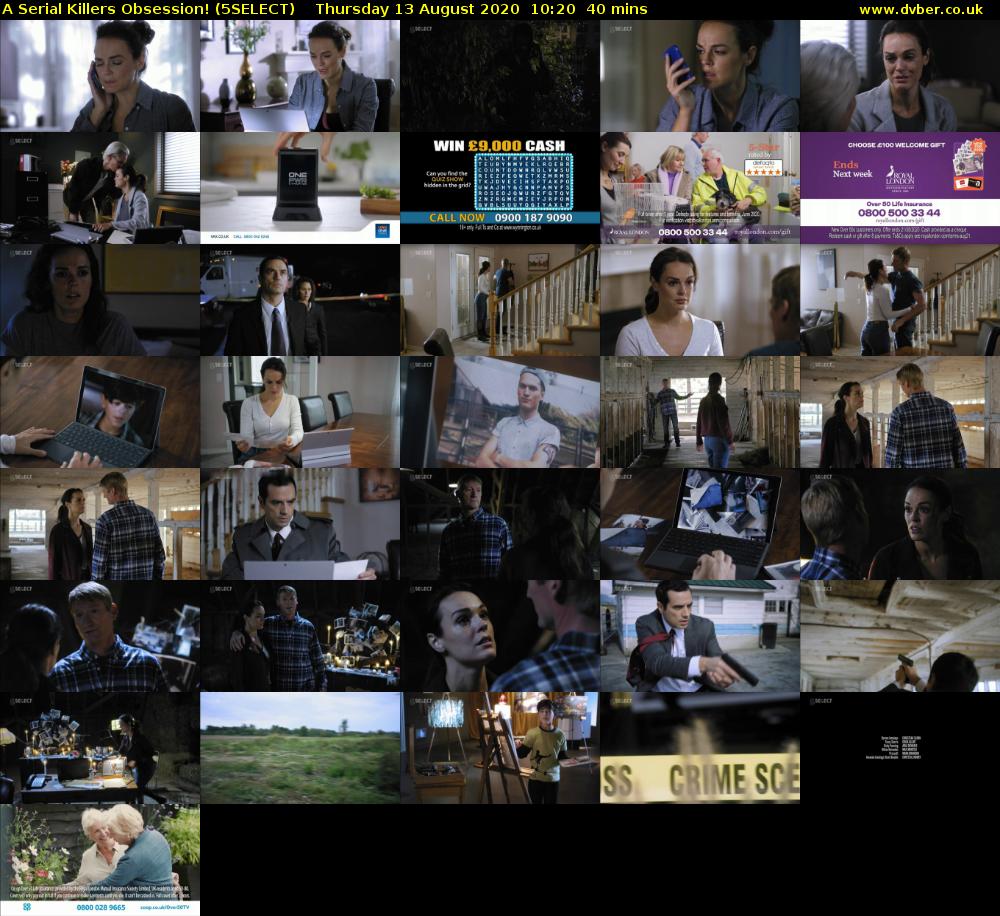 A Serial Killers Obsession! (5SELECT) Thursday 13 August 2020 10:20 - 11:00
