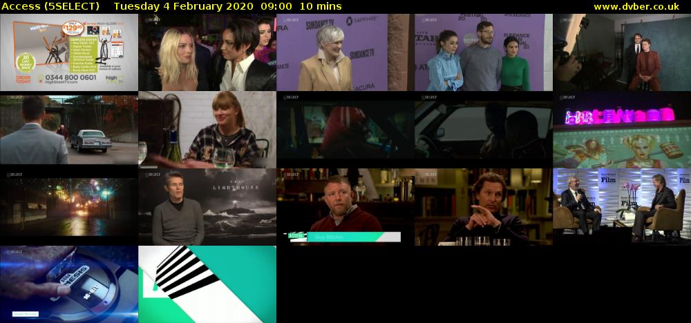 Access (5SELECT) Tuesday 4 February 2020 09:00 - 09:10