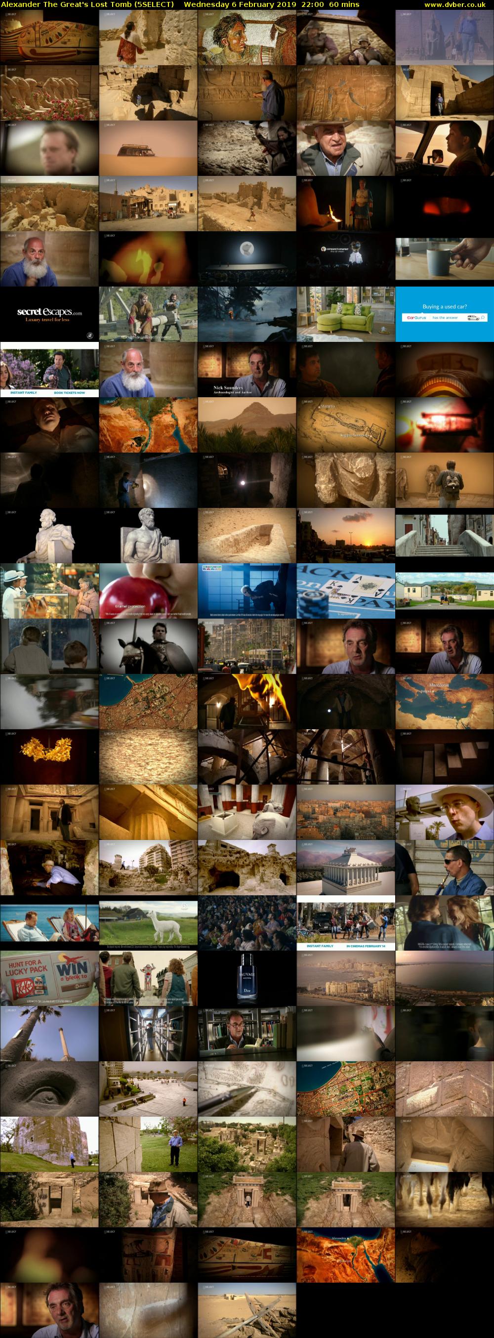 Alexander The Great's Lost Tomb (5SELECT) Wednesday 6 February 2019 22:00 - 23:00