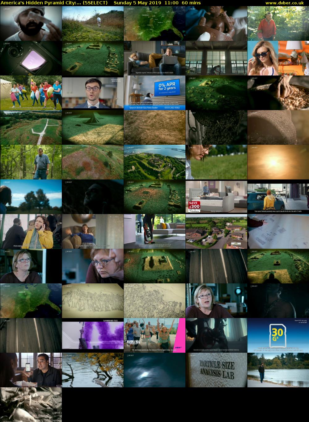 America's Hidden Pyramid City:... (5SELECT) Sunday 5 May 2019 11:00 - 12:00