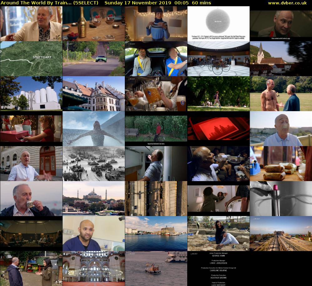 Around The World By Train... (5SELECT) Sunday 17 November 2019 00:05 - 01:05