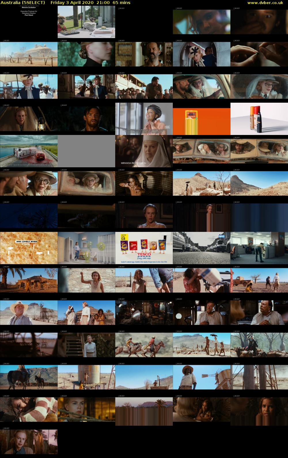 Australia (5SELECT) Friday 3 April 2020 21:00 - 22:05