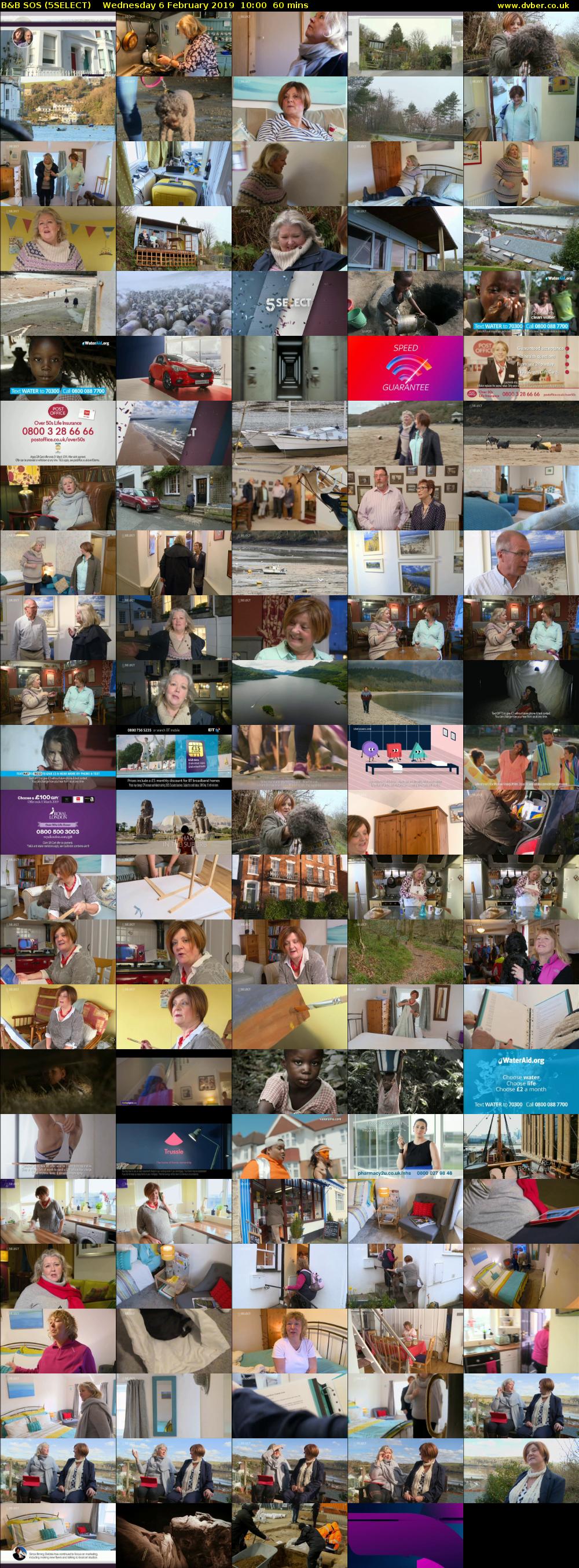 B&B SOS (5SELECT) Wednesday 6 February 2019 10:00 - 11:00