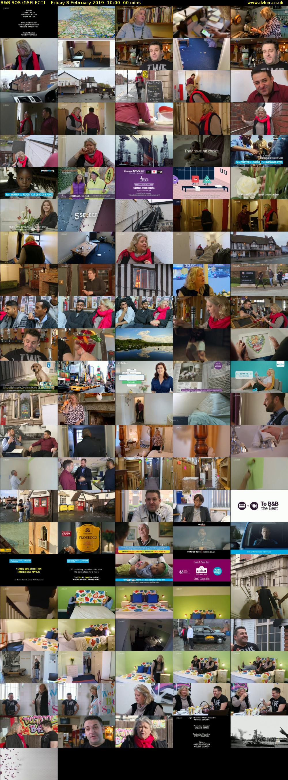 B&B SOS (5SELECT) Friday 8 February 2019 10:00 - 11:00