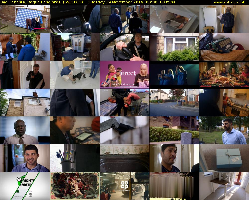 Bad Tenants, Rogue Landlords  (5SELECT) Tuesday 19 November 2019 00:00 - 01:00