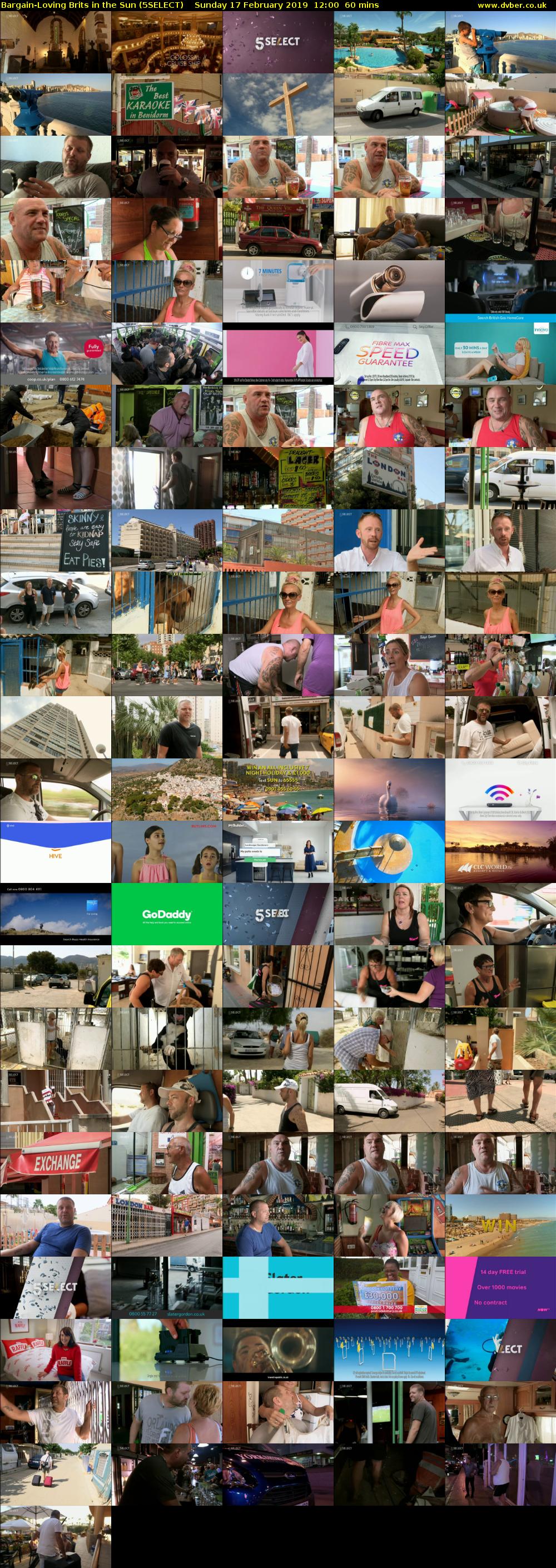 Bargain-Loving Brits in the Sun (5SELECT) Sunday 17 February 2019 12:00 - 13:00