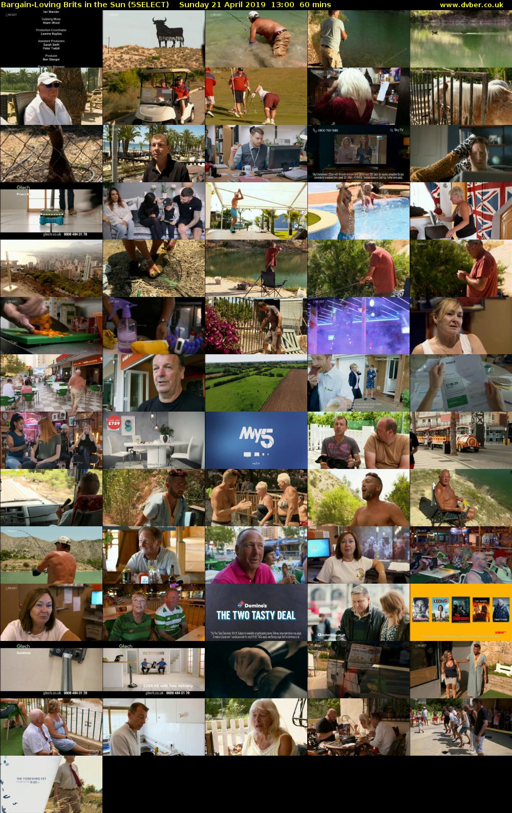 Bargain-Loving Brits in the Sun (5SELECT) Sunday 21 April 2019 13:00 - 14:00