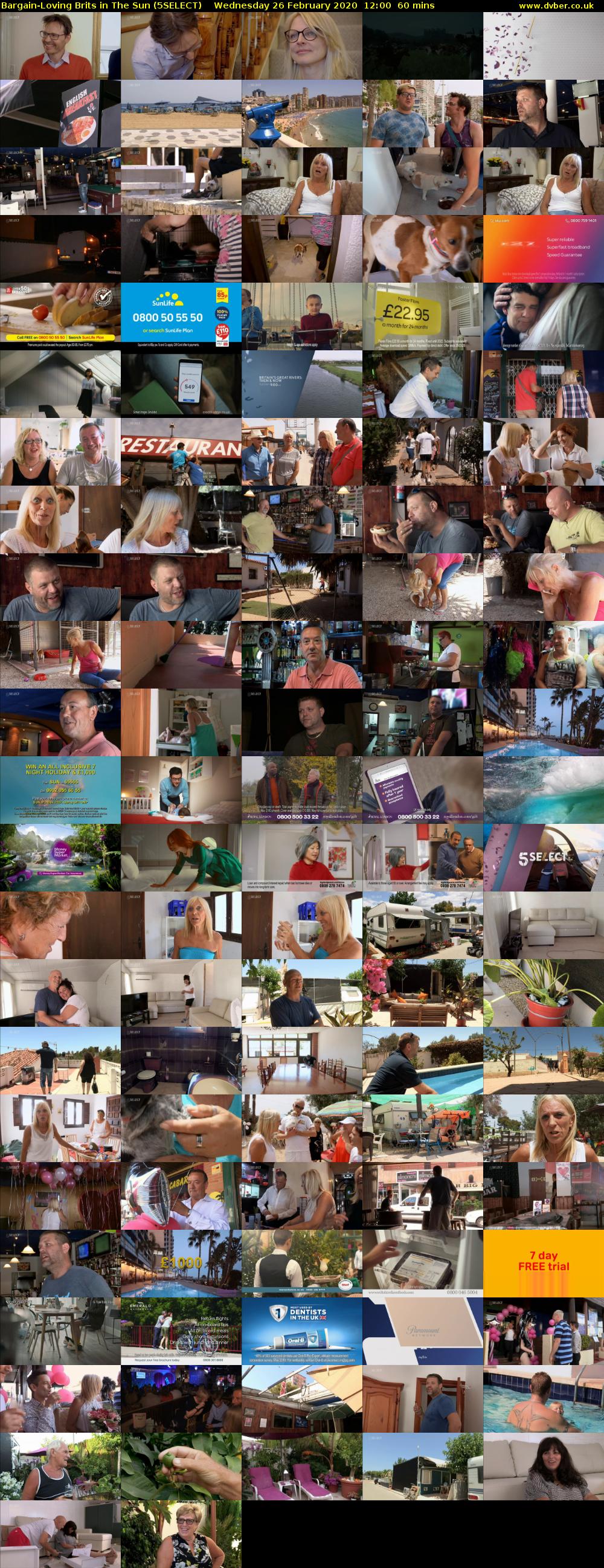 Bargain-Loving Brits in the Sun (5SELECT) Wednesday 26 February 2020 12:00 - 13:00