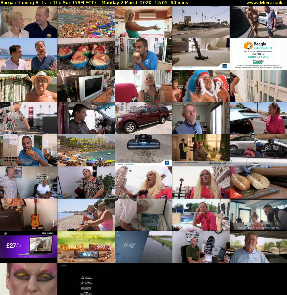 Bargain-Loving Brits in the Sun (5SELECT) Monday 2 March 2020 12:05 - 13:05