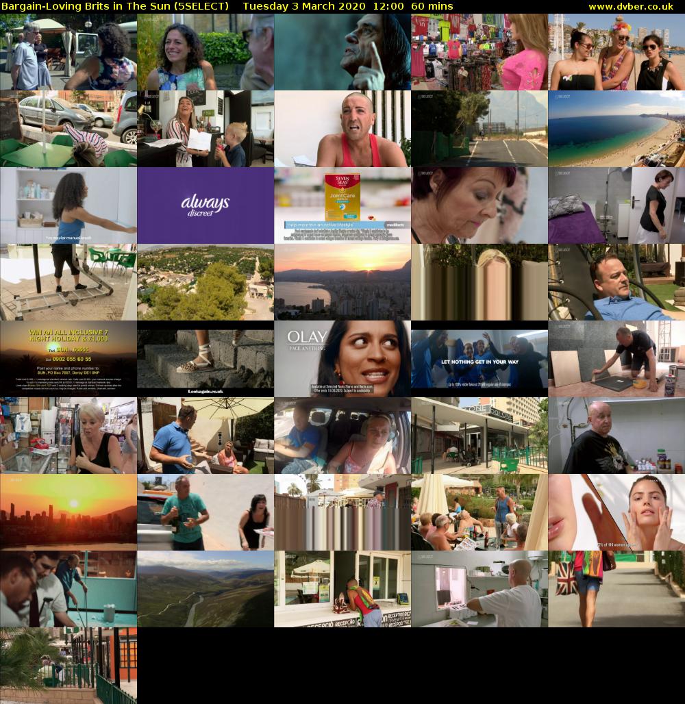 Bargain-Loving Brits in the Sun (5SELECT) Tuesday 3 March 2020 12:00 - 13:00