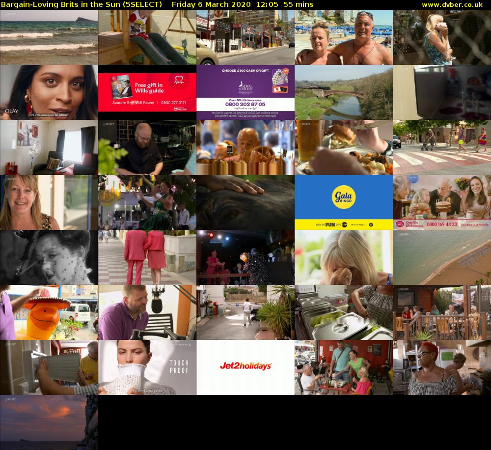 Bargain-Loving Brits in the Sun (5SELECT) Friday 6 March 2020 12:05 - 13:00