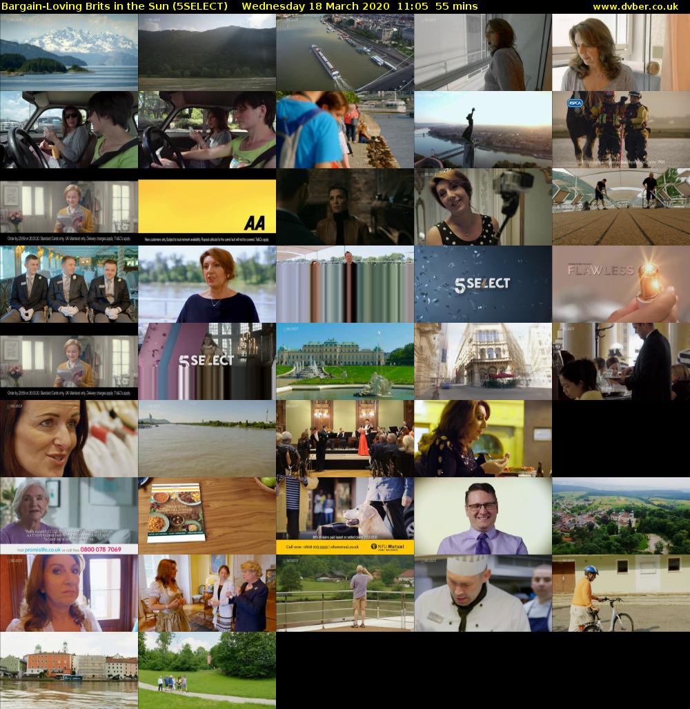 Bargain-Loving Brits in the Sun (5SELECT) Wednesday 18 March 2020 11:05 - 12:00