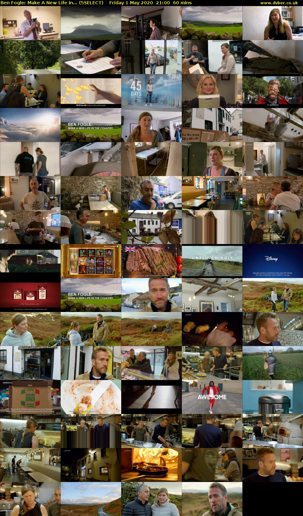 Ben Fogle: Make A New Life In... (5SELECT) Friday 1 May 2020 21:00 - 22:00