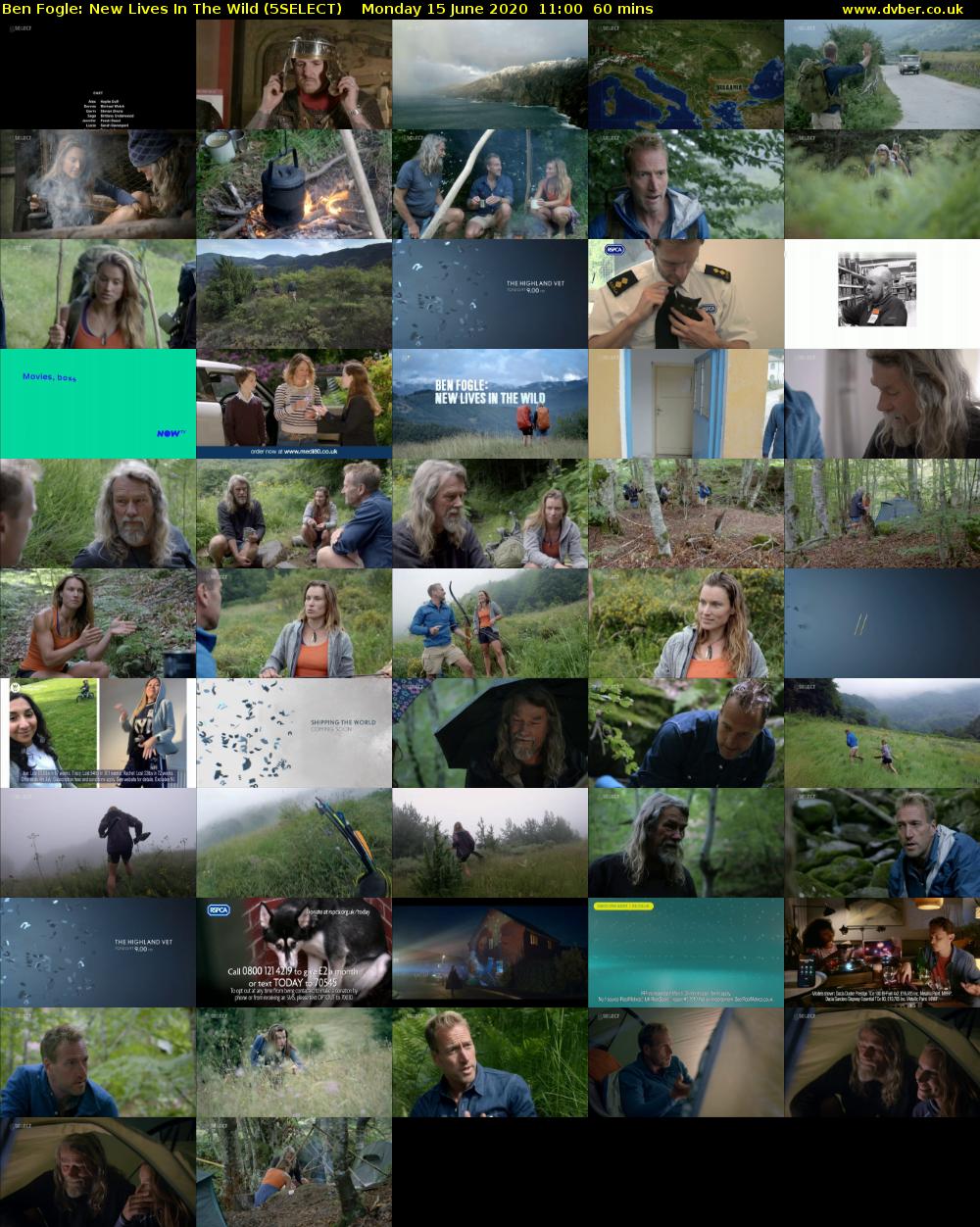 Ben Fogle: New Lives In the Wild (5SELECT) Monday 15 June 2020 11:00 - 12:00