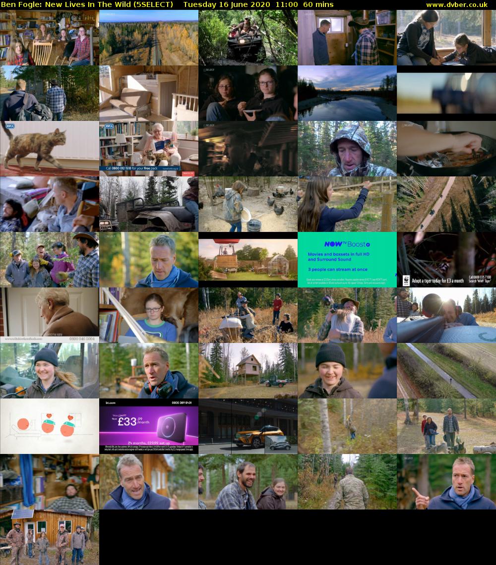 Ben Fogle: New Lives In the Wild (5SELECT) Tuesday 16 June 2020 11:00 - 12:00