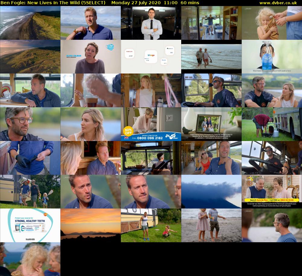 Ben Fogle: New Lives In the Wild (5SELECT) Monday 27 July 2020 11:00 - 12:00