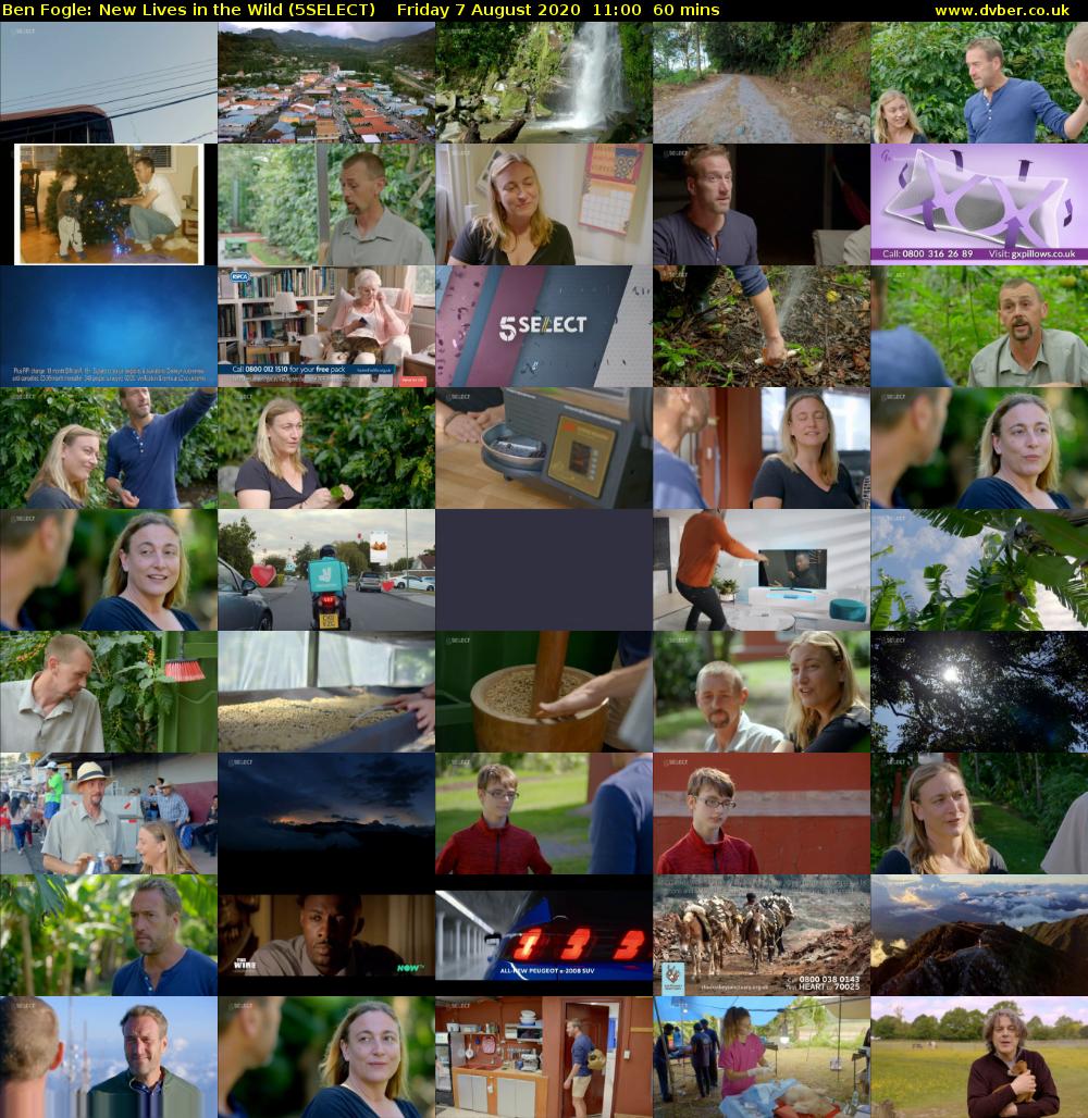 Ben Fogle: New Lives In the Wild (5SELECT) Friday 7 August 2020 11:00 - 12:00