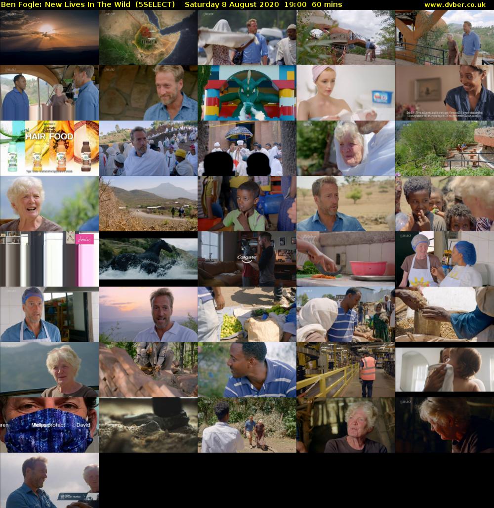 Ben Fogle: New Lives in The Wild  (5SELECT) Saturday 8 August 2020 19:00 - 20:00