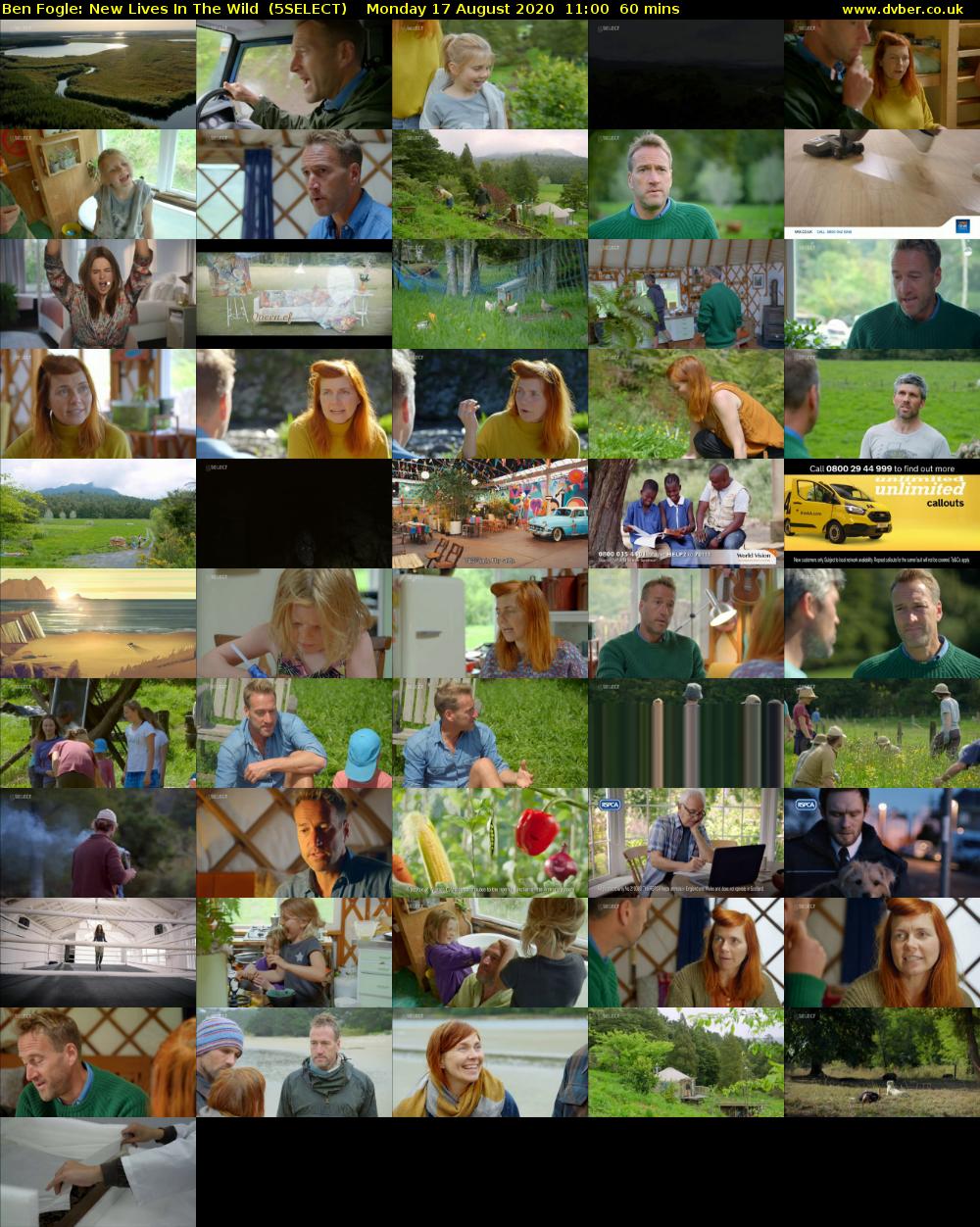 Ben Fogle: New Lives in The Wild  (5SELECT) Monday 17 August 2020 11:00 - 12:00