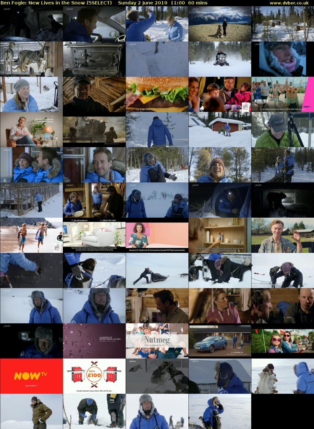 Ben Fogle: New Lives in the Snow (5SELECT) Sunday 2 June 2019 11:00 - 12:00