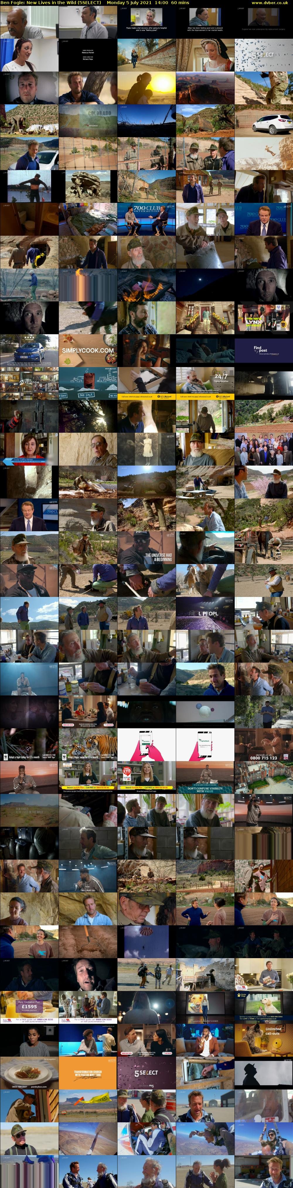 Ben Fogle: New Lives in the Wild (5SELECT) Monday 5 July 2021 14:00 - 15:00
