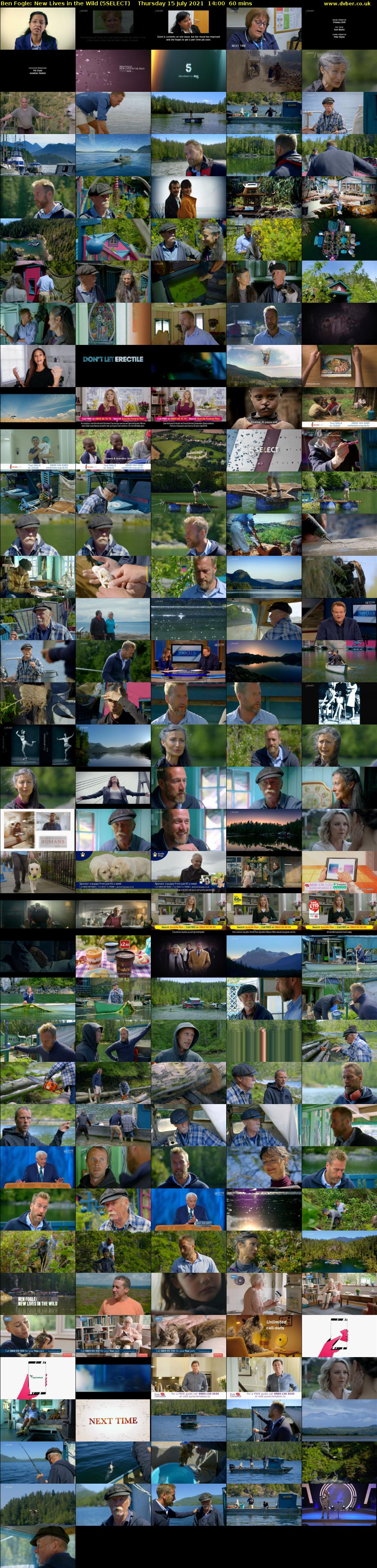 Ben Fogle: New Lives in the Wild (5SELECT) Thursday 15 July 2021 14:00 - 15:00