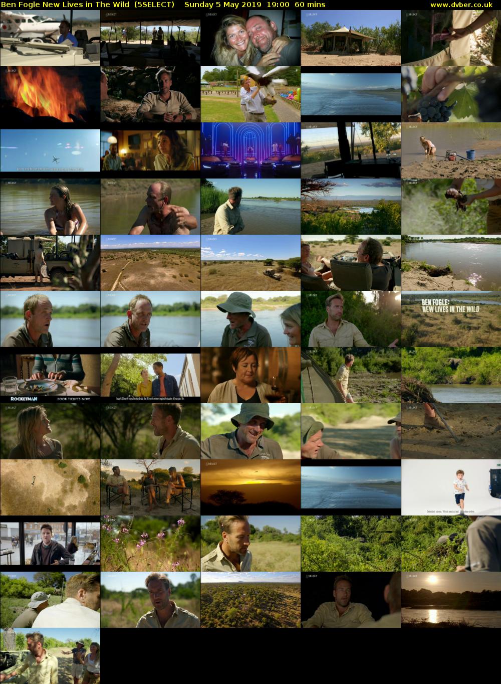 Ben Fogle New Lives in The Wild  (5SELECT) Sunday 5 May 2019 19:00 - 20:00