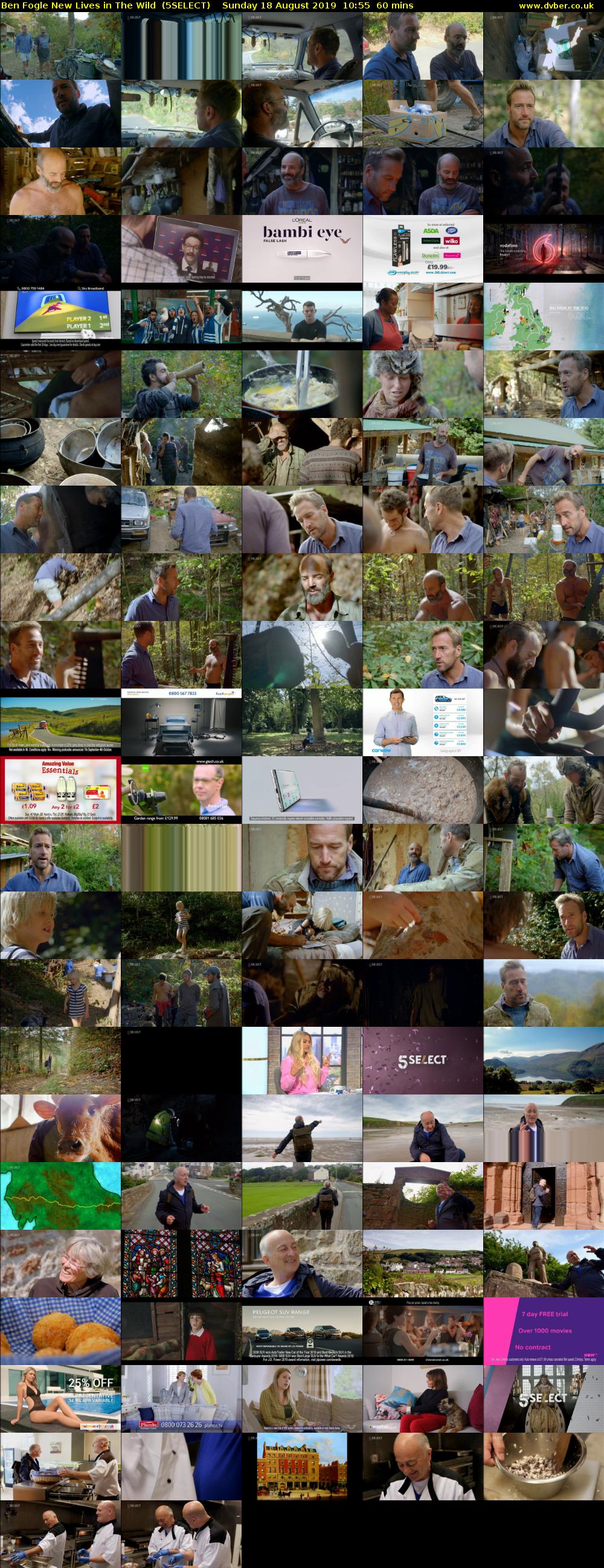 Ben Fogle New Lives in The Wild  (5SELECT) Sunday 18 August 2019 10:55 - 11:55