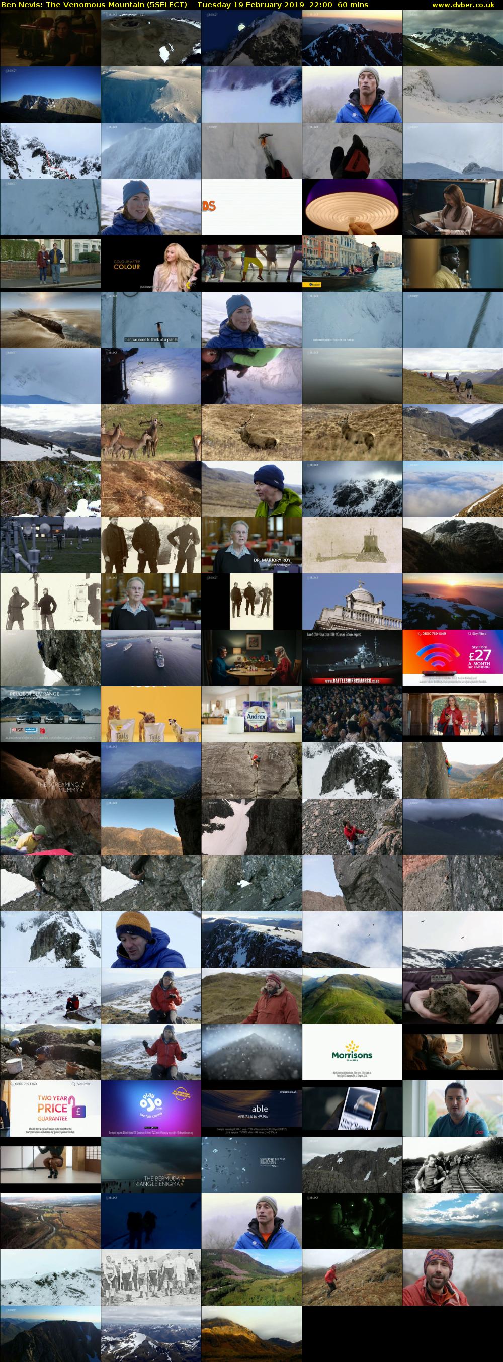 Ben Nevis: The Venomous Mountain (5SELECT) Tuesday 19 February 2019 22:00 - 23:00