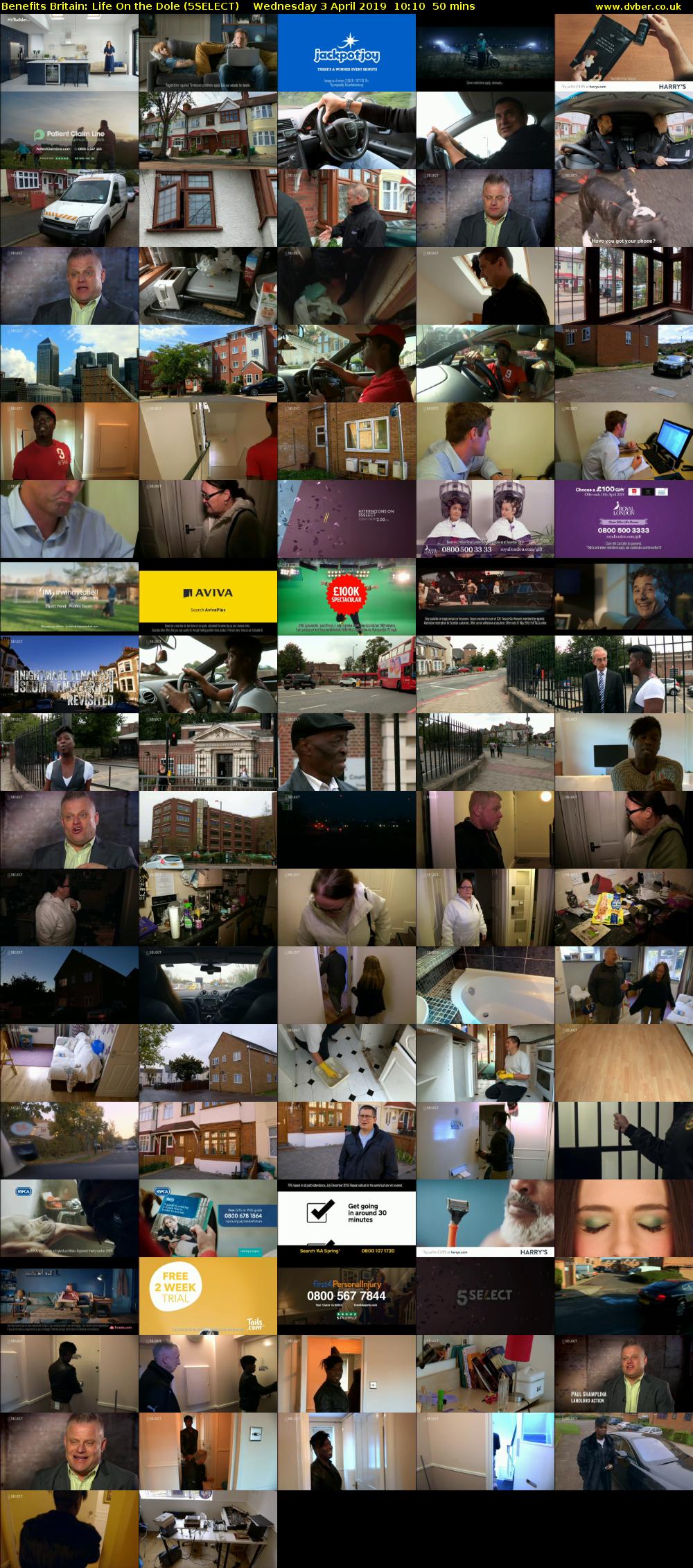 Benefits Britain: Life On the Dole (5SELECT) Wednesday 3 April 2019 10:10 - 11:00