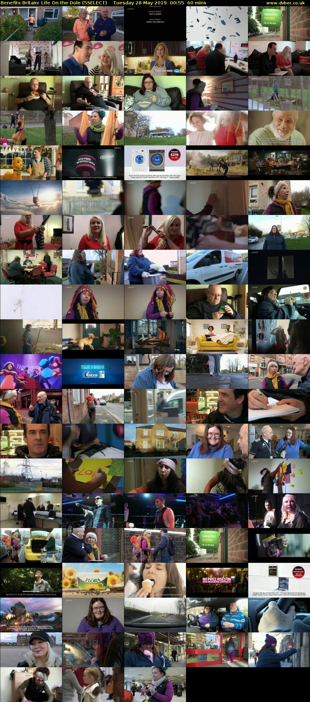 Benefits Britain: Life On the Dole (5SELECT) Tuesday 28 May 2019 00:55 - 01:55