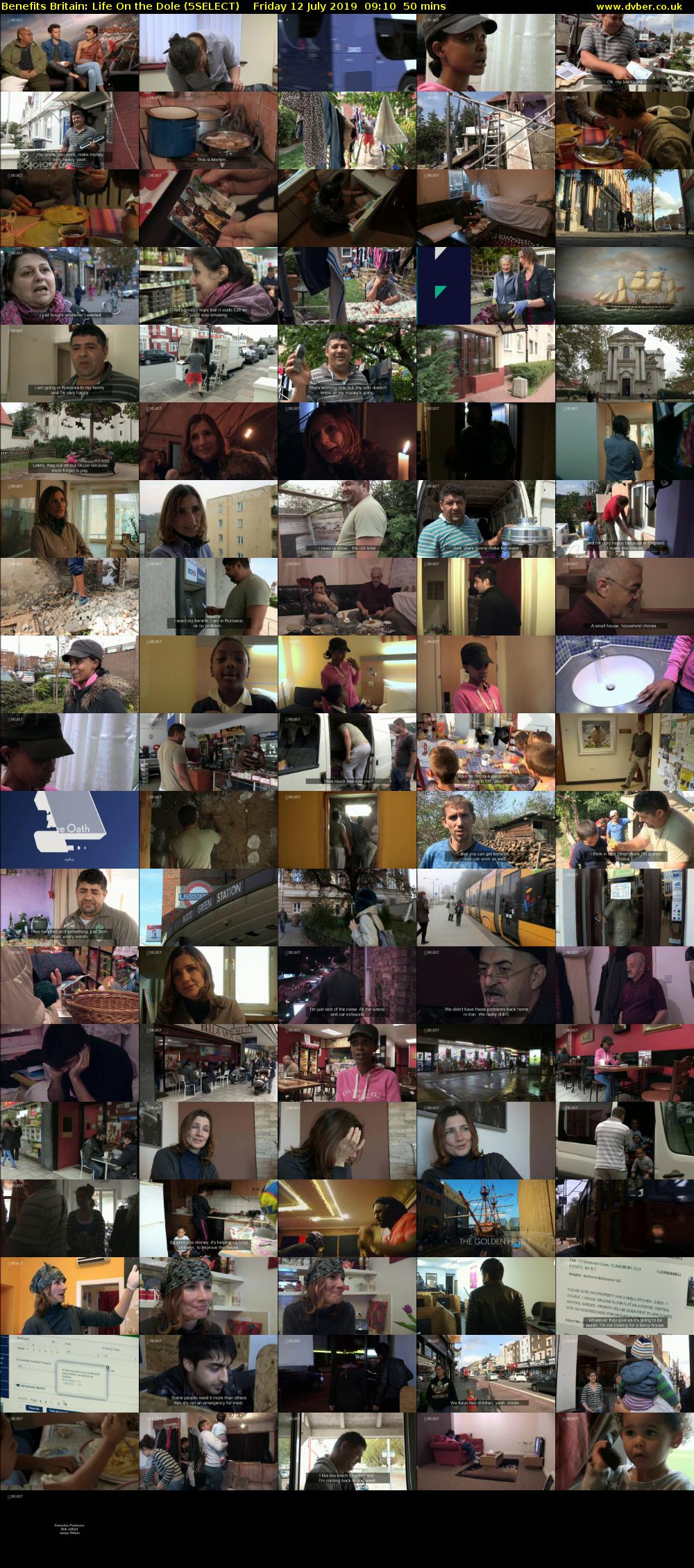 Benefits Britain: Life On the Dole (5SELECT) Friday 12 July 2019 09:10 - 10:00