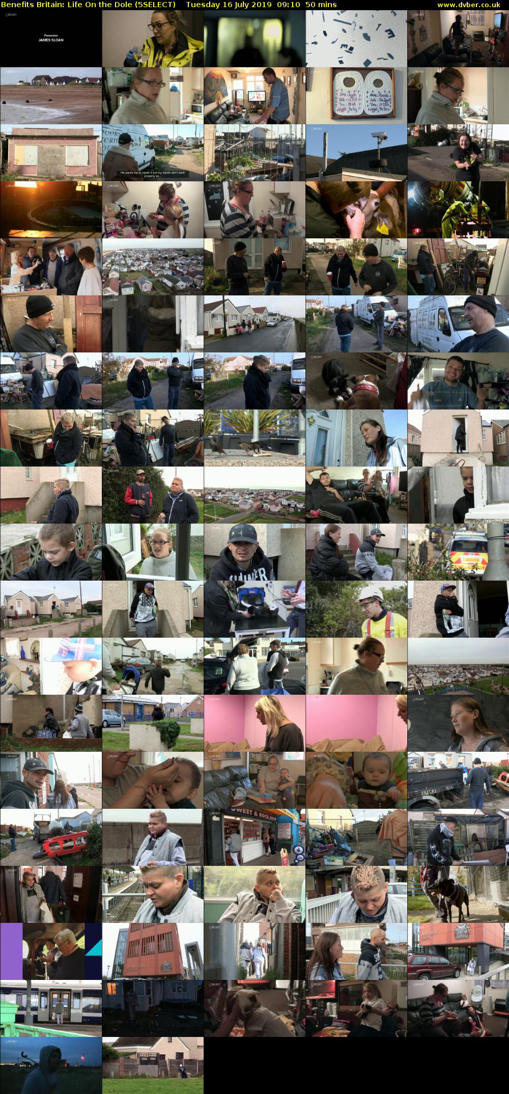 Benefits Britain: Life On the Dole (5SELECT) Tuesday 16 July 2019 09:10 - 10:00