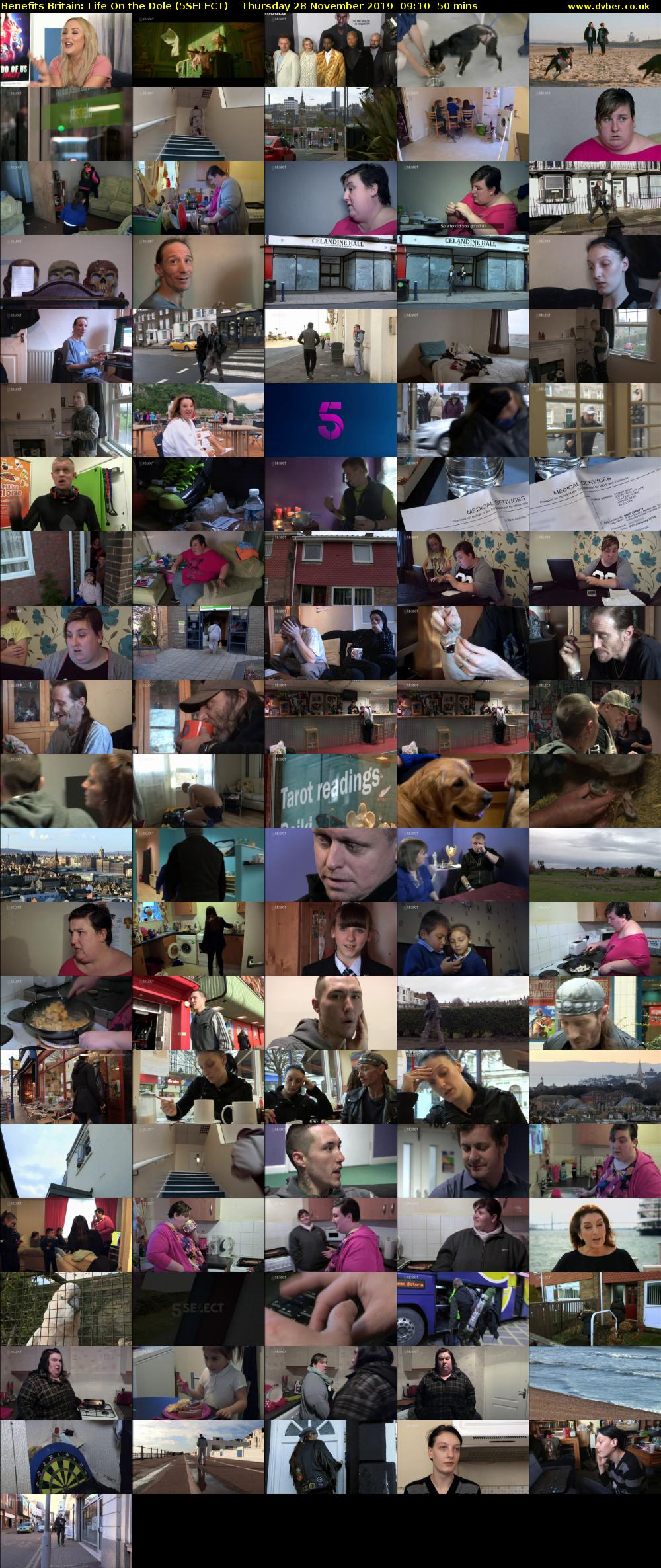 Benefits Britain: Life On the Dole (5SELECT) Thursday 28 November 2019 09:10 - 10:00