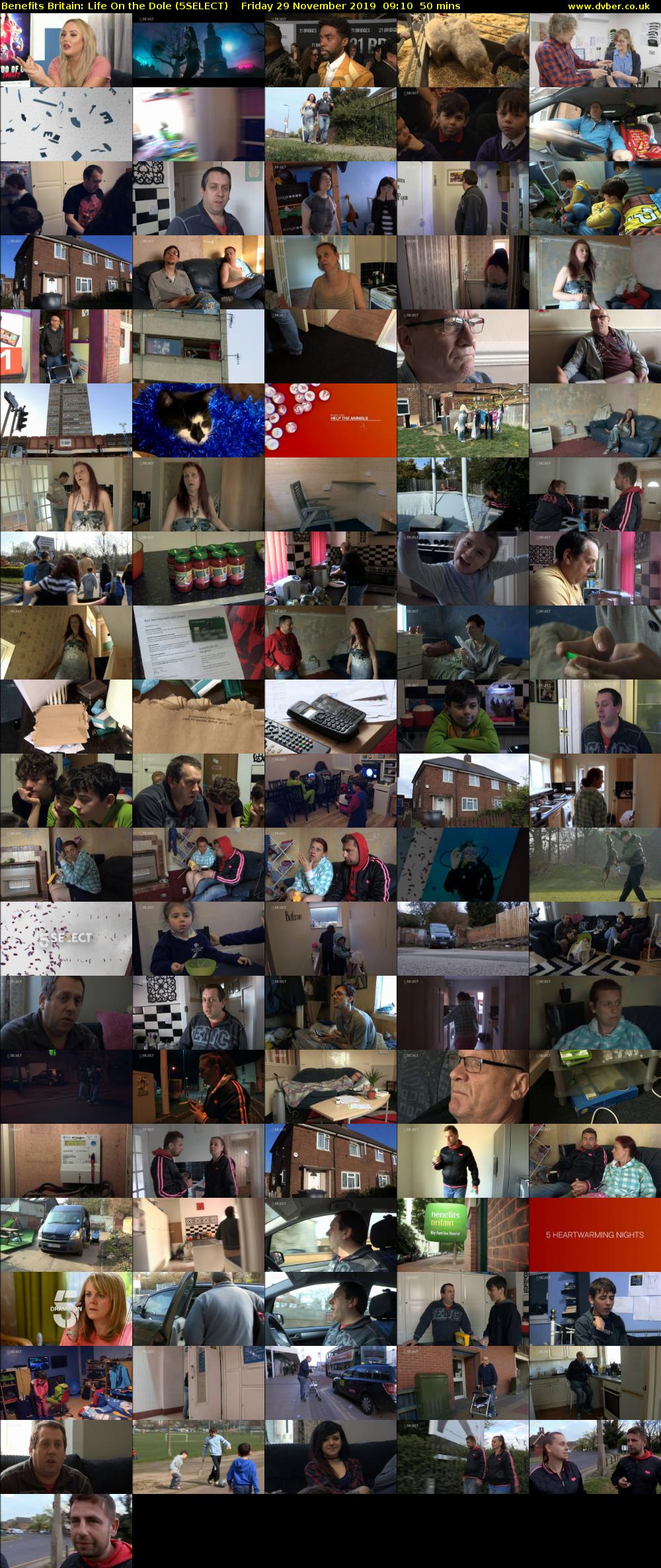 Benefits Britain: Life On the Dole (5SELECT) Friday 29 November 2019 09:10 - 10:00