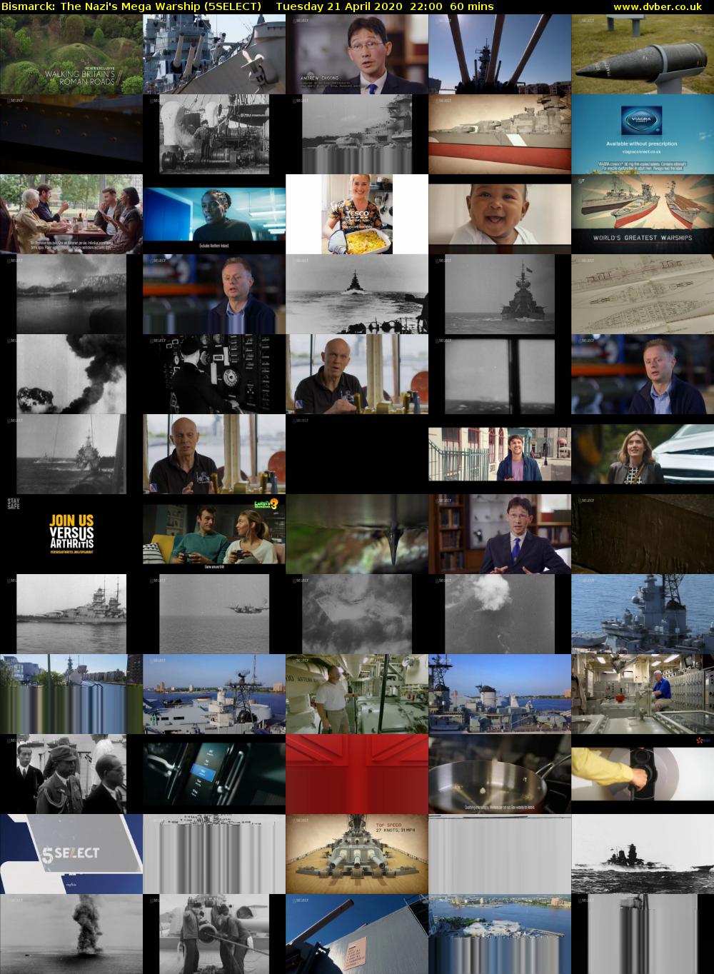 Bismarck: The Nazi's Mega Warship (5SELECT) Tuesday 21 April 2020 22:00 - 23:00