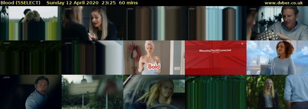 Blood (5SELECT) Sunday 12 April 2020 23:25 - 00:25