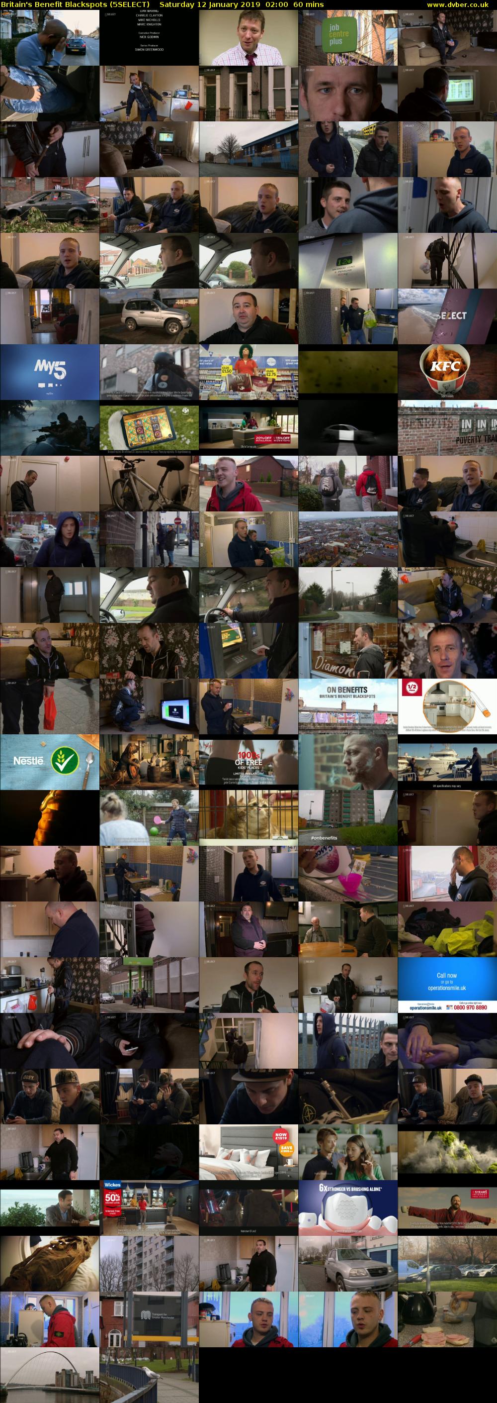 Britain's Benefit Blackspots (5SELECT) Saturday 12 January 2019 02:00 - 03:00
