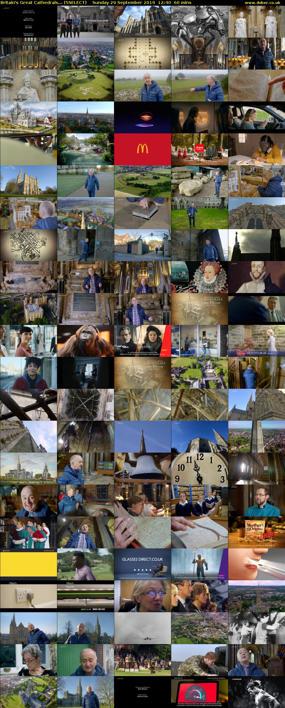 Britain's Great Cathedrals... (5SELECT) Sunday 29 September 2019 12:40 - 13:40