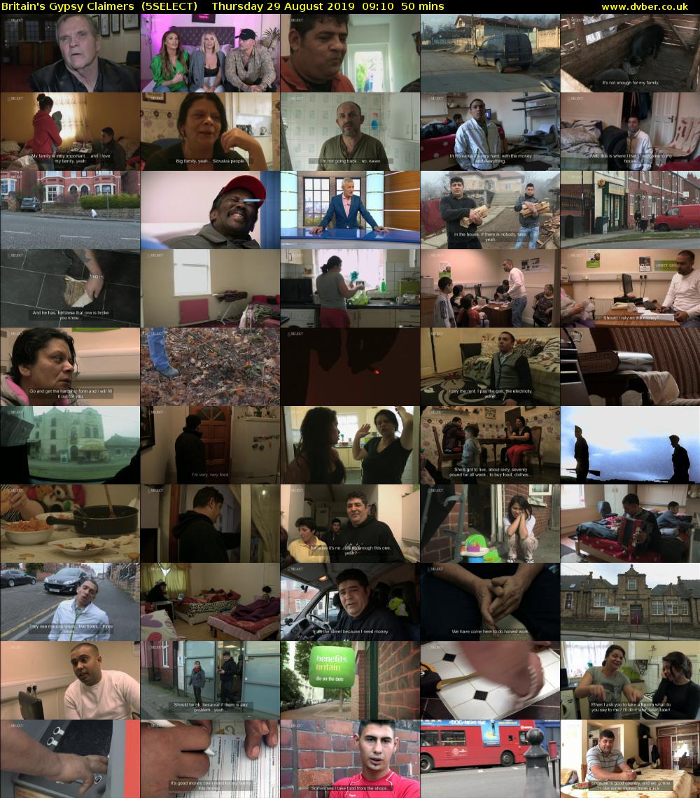 Britain's Gypsy Claimers  (5SELECT) Thursday 29 August 2019 09:10 - 10:00