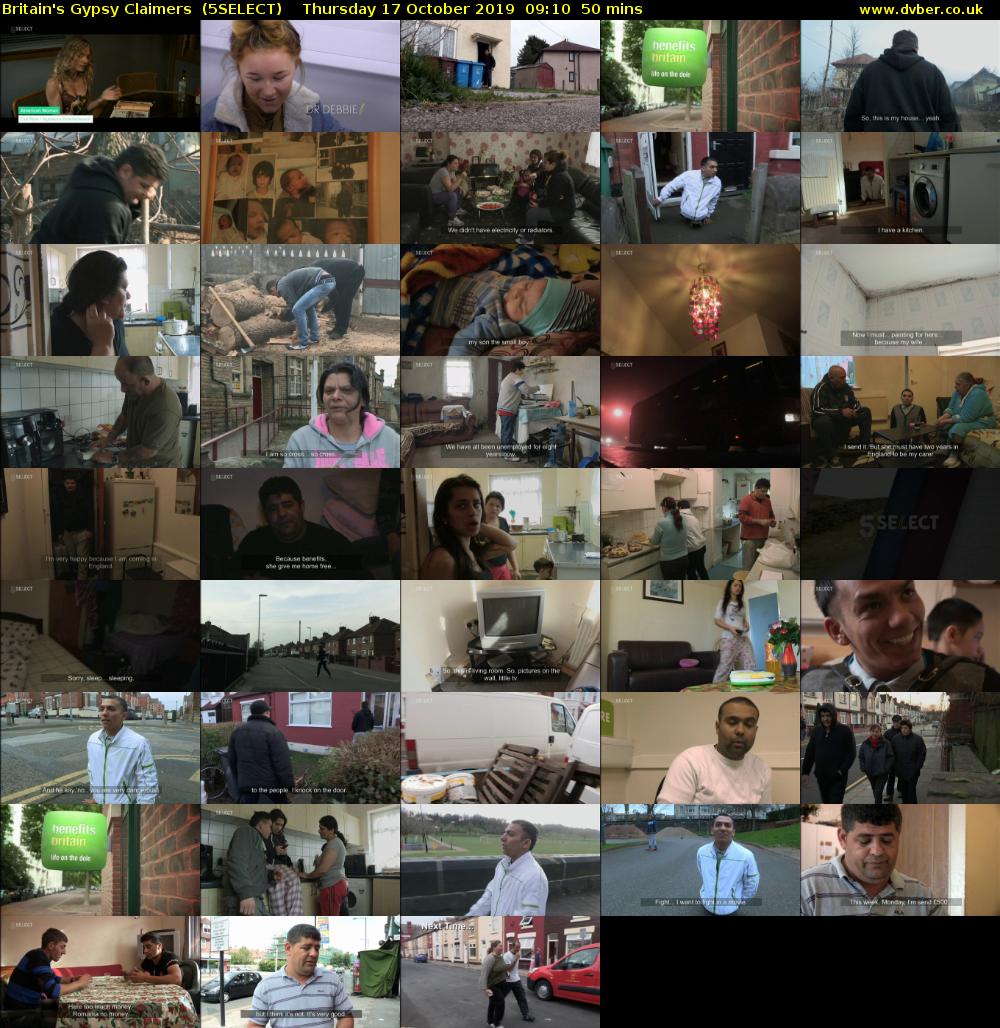Britain's Gypsy Claimers  (5SELECT) Thursday 17 October 2019 09:10 - 10:00