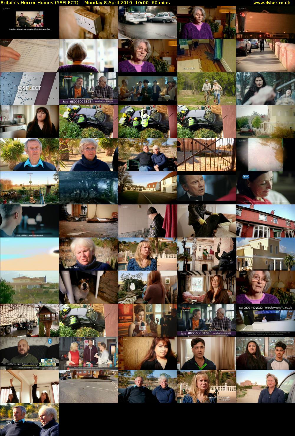 Britain's Horror Homes (5SELECT) Monday 8 April 2019 10:00 - 11:00