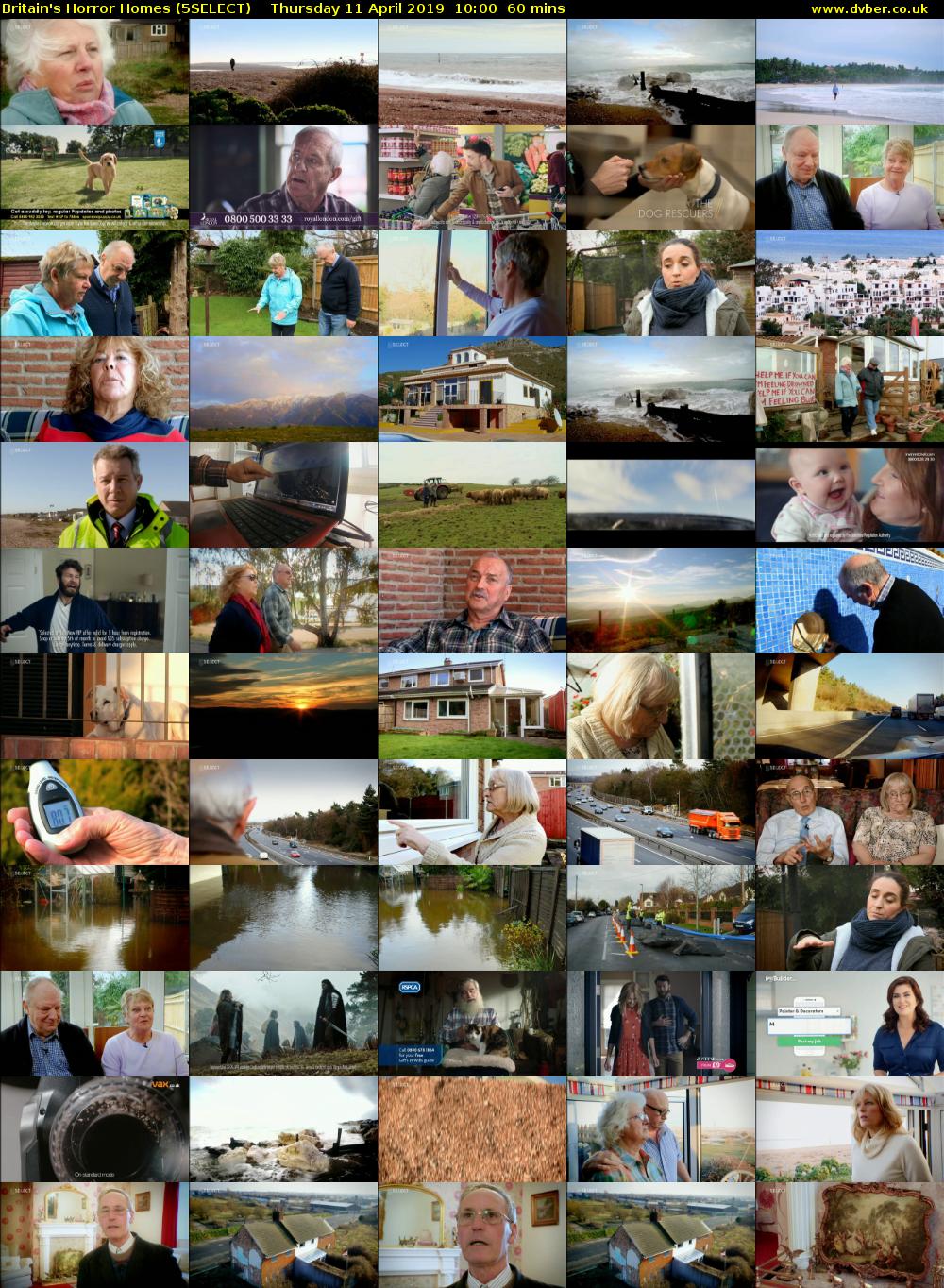 Britain's Horror Homes (5SELECT) Thursday 11 April 2019 10:00 - 11:00