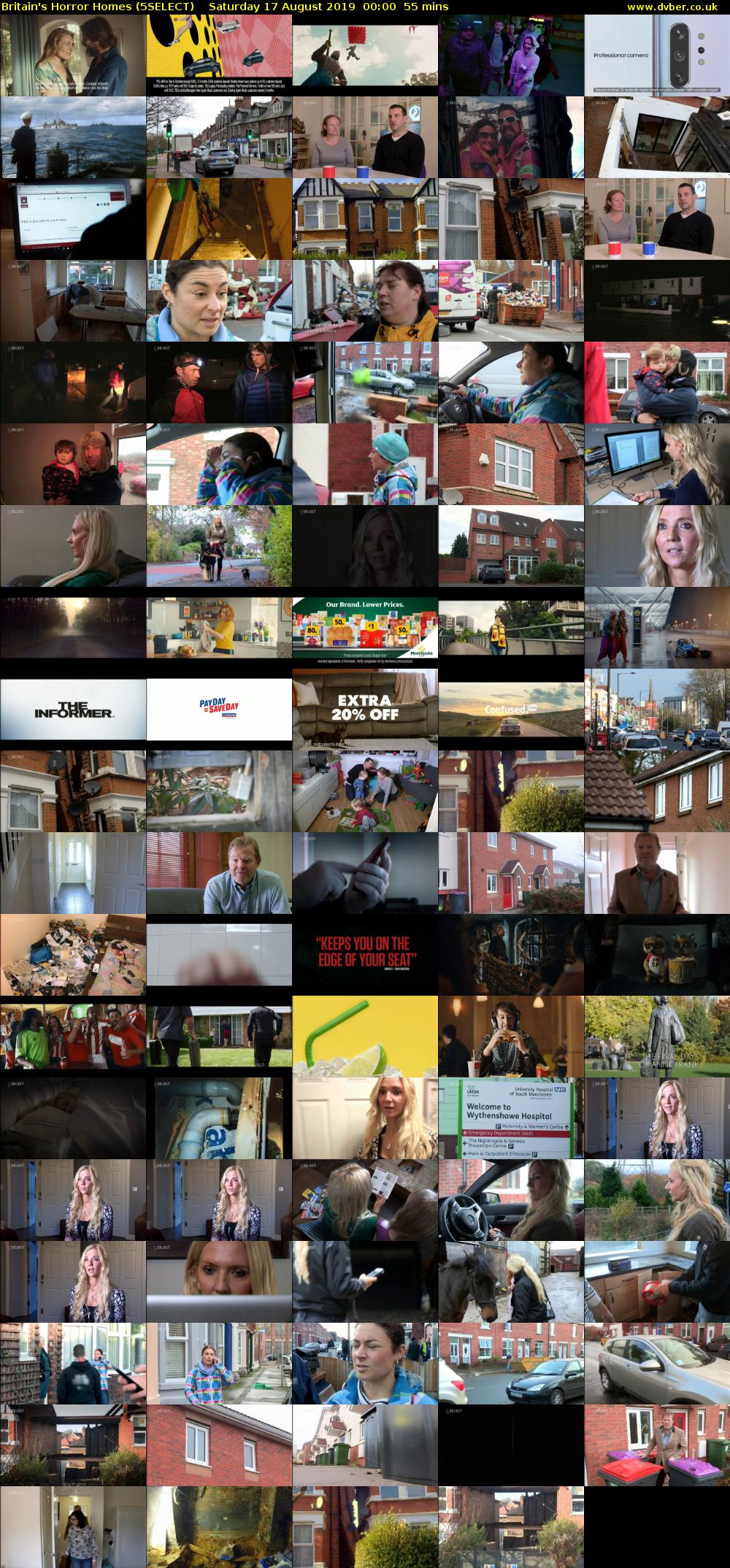 Britain's Horror Homes (5SELECT) Saturday 17 August 2019 00:00 - 00:55