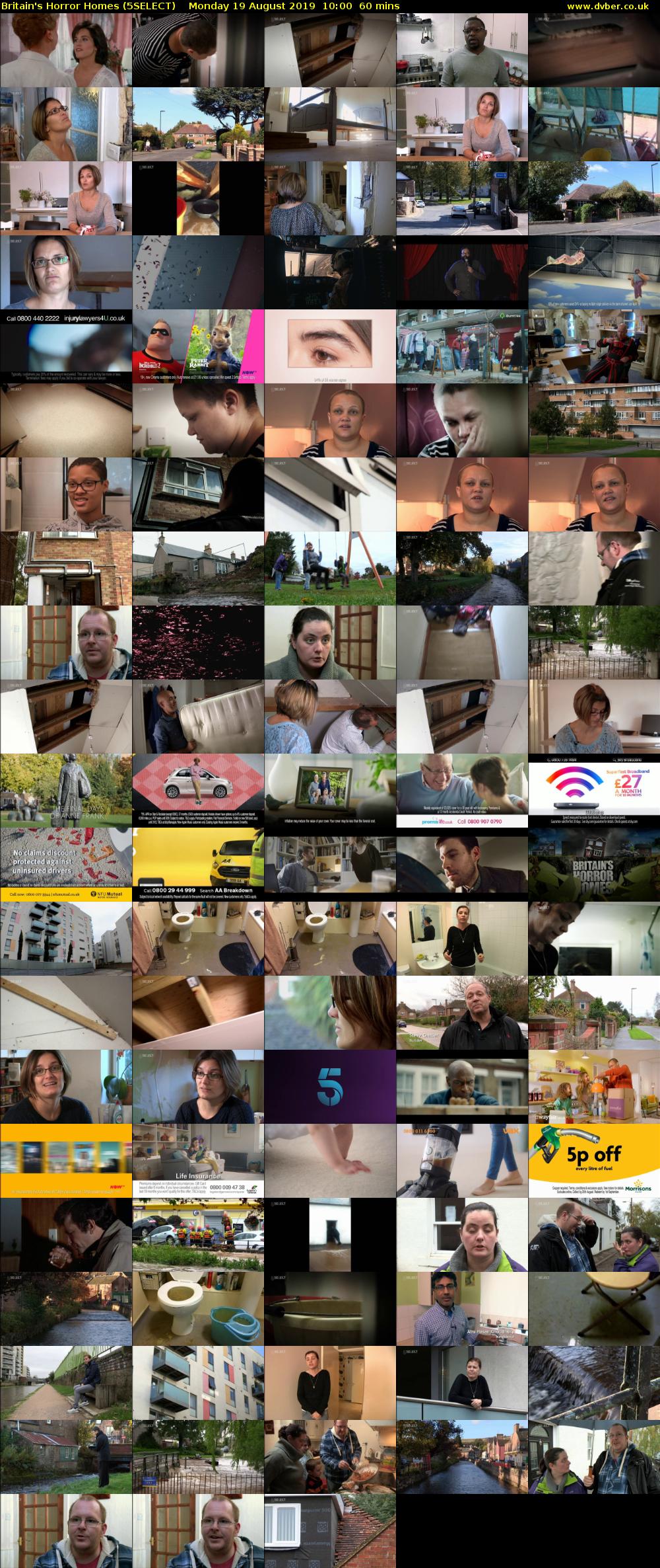 Britain's Horror Homes (5SELECT) Monday 19 August 2019 10:00 - 11:00